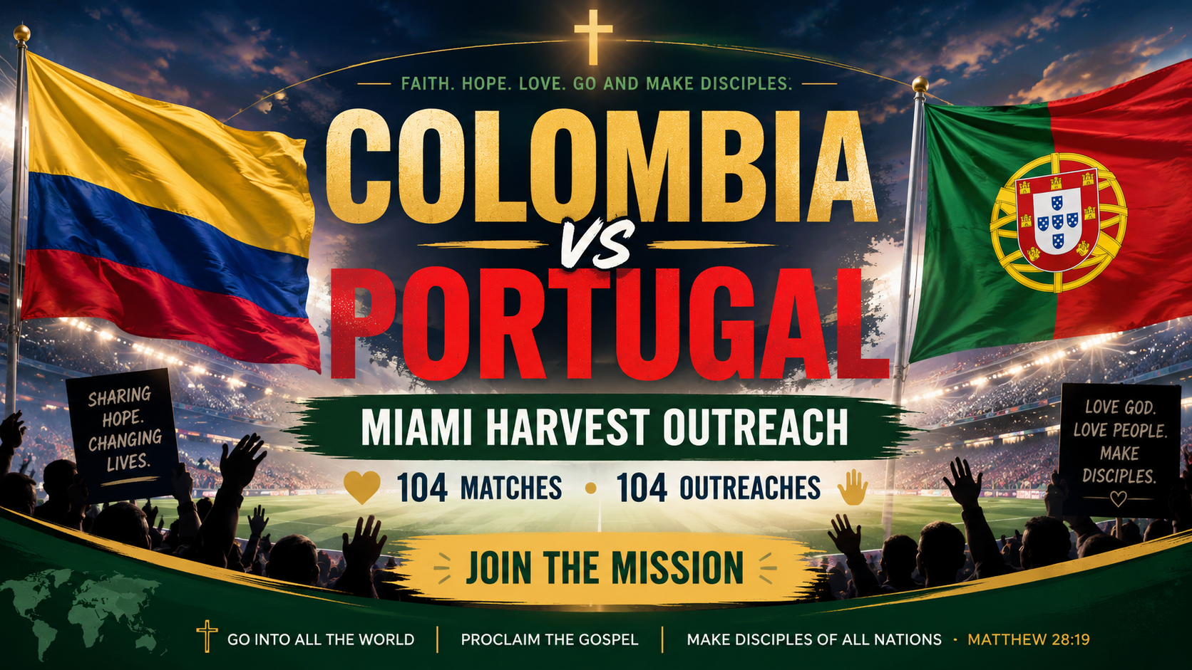 Colombia vs Portugal - Outreach