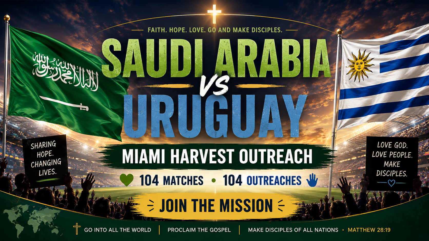 Saudi Arabia vs Uruguay - Outreach