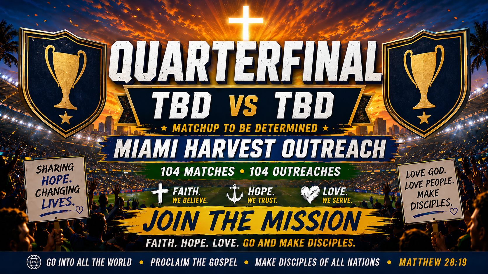Quarter-Final Match 99 - Outreach