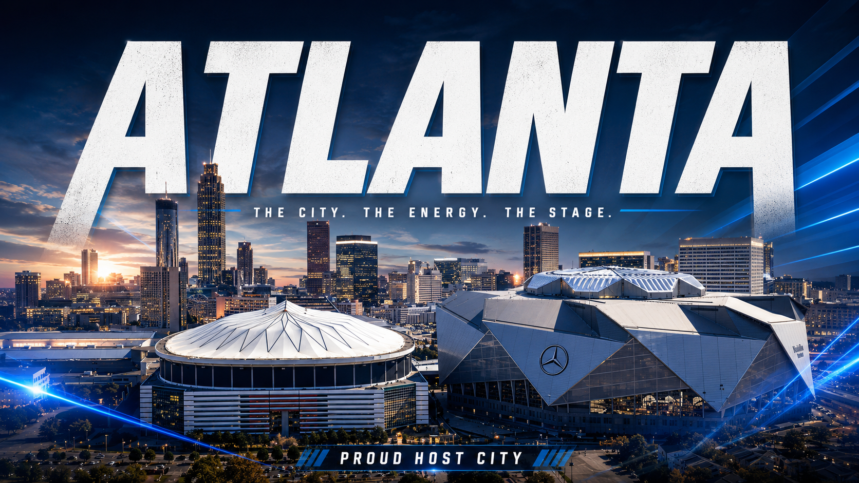 Atlanta World Cup host city banner