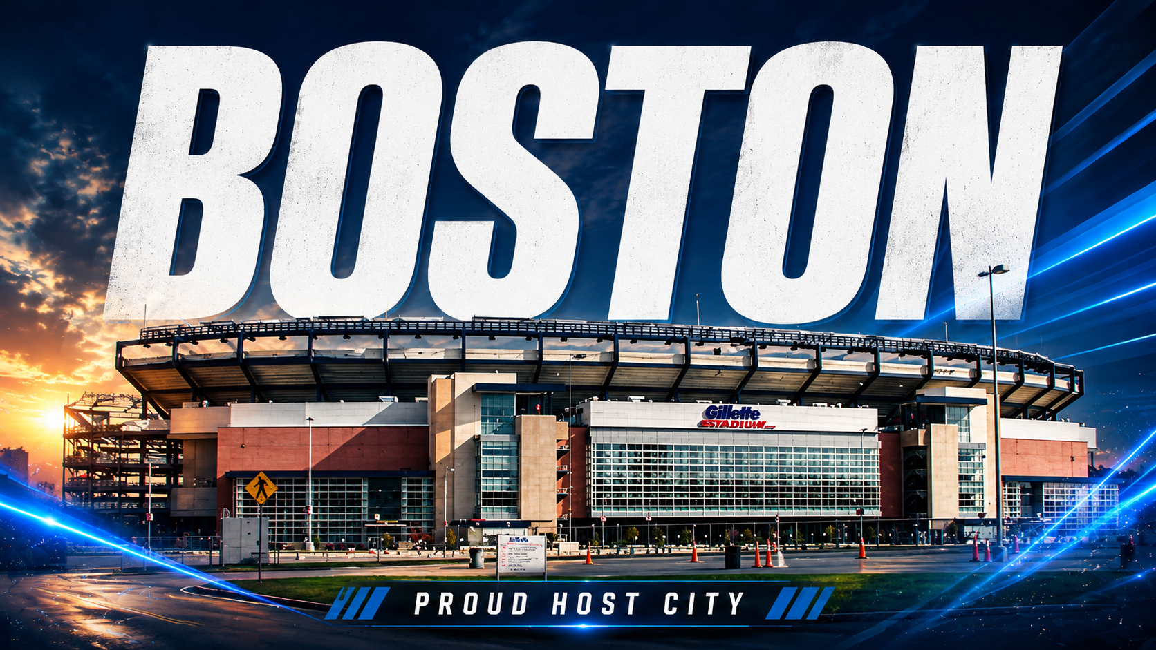 Boston World Cup host city banner