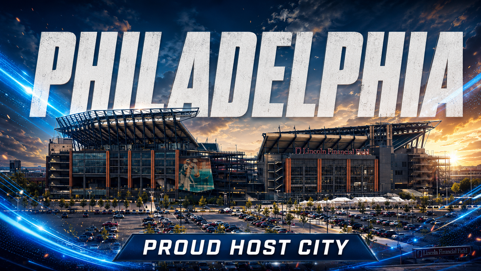 Philadelphia World Cup host city banner