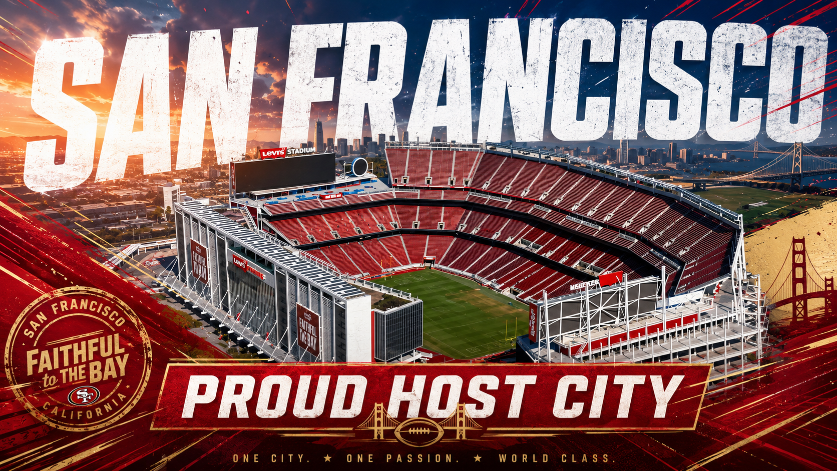 San Francisco Bay Area World Cup host city banner